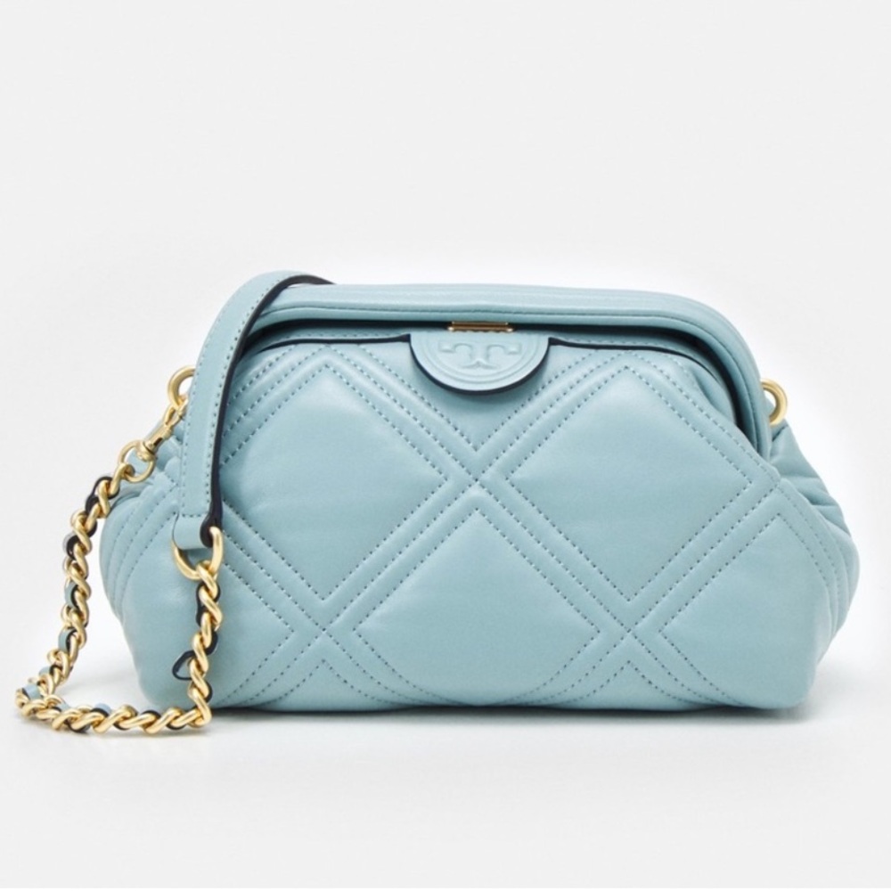 Tory Burch, Fleming Soft, Small Frame Crossbody Bag. - Picture 1 of 15